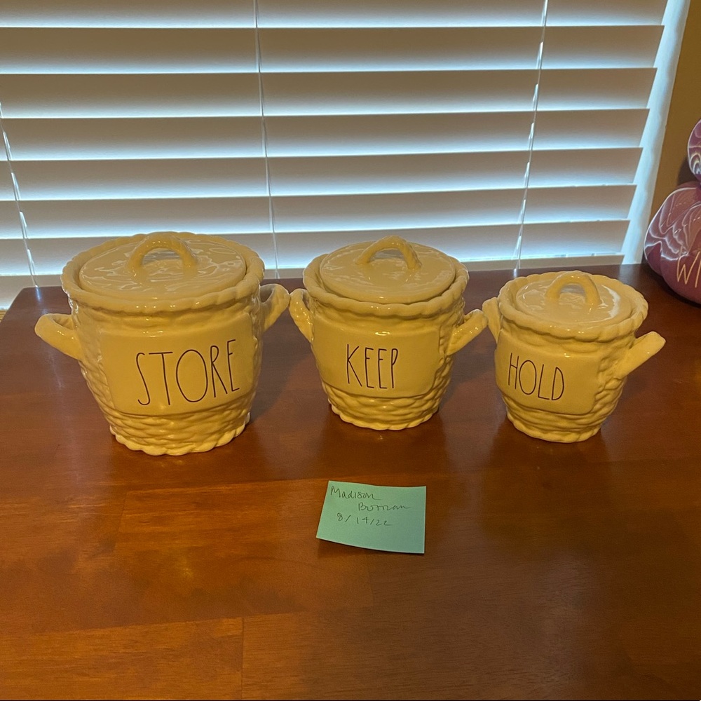Rae Dunn Canister set